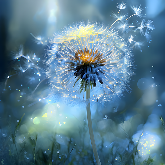 Dandelion: Sun, Moon, Stars and Shadow