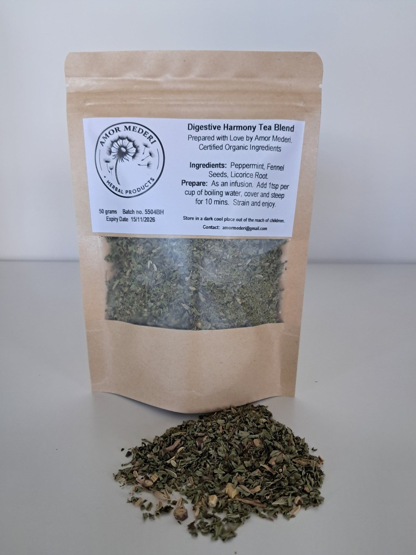 Digestive Harmony Herbal Blend organic - Amor Mederi