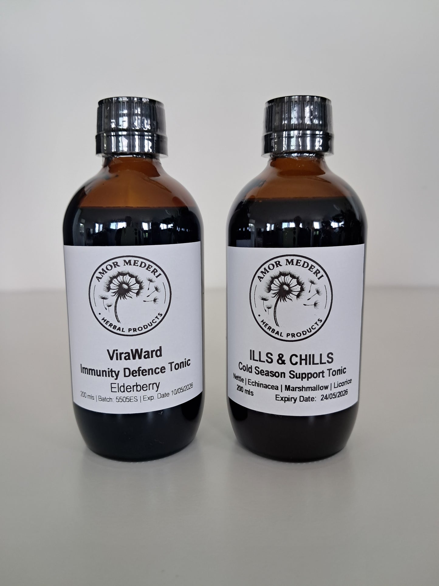 Elderyberry Syrup & Ills and Chills Cold Season Support Duo