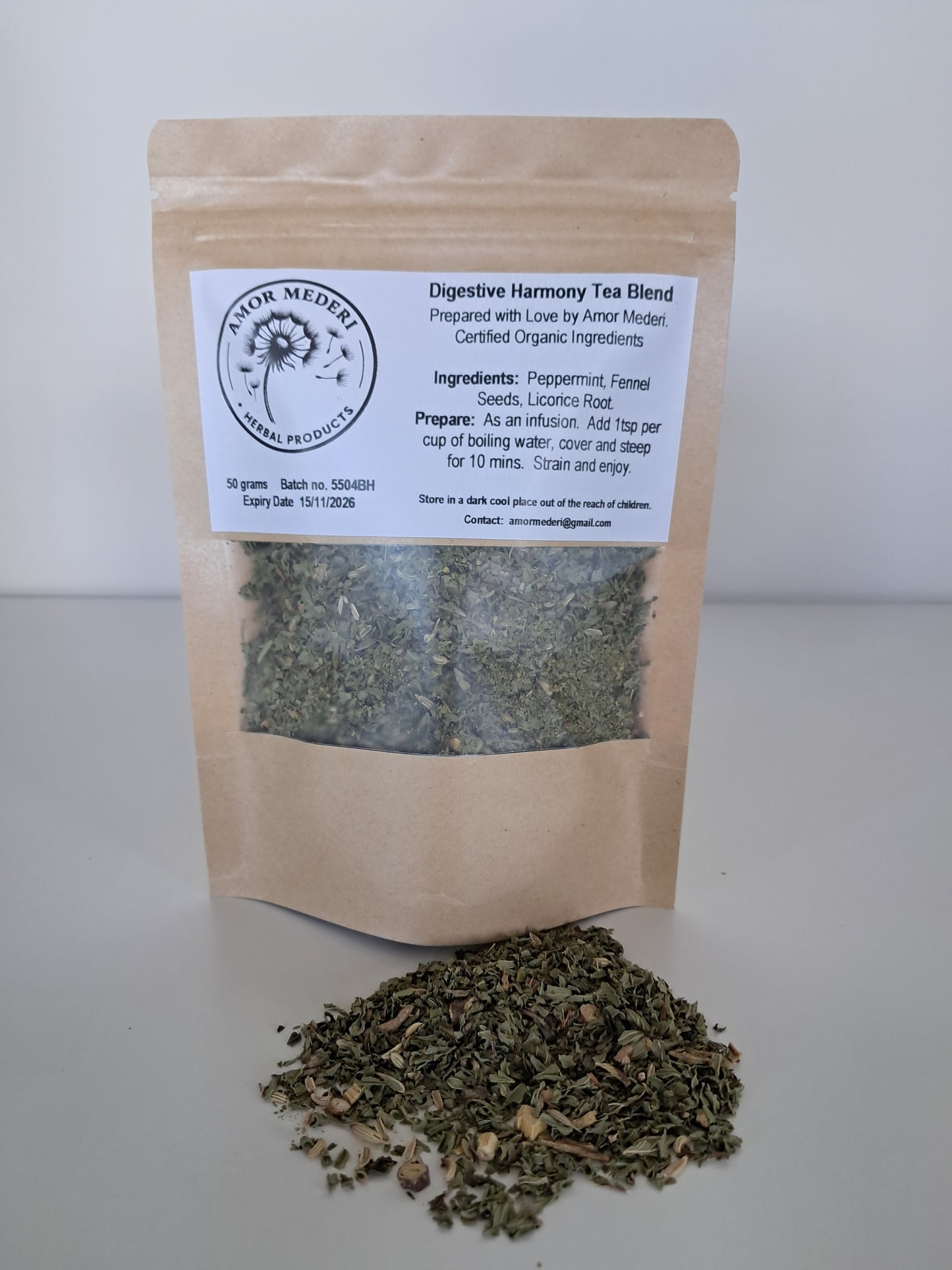 Digestive Harmony Herbal Blend organic