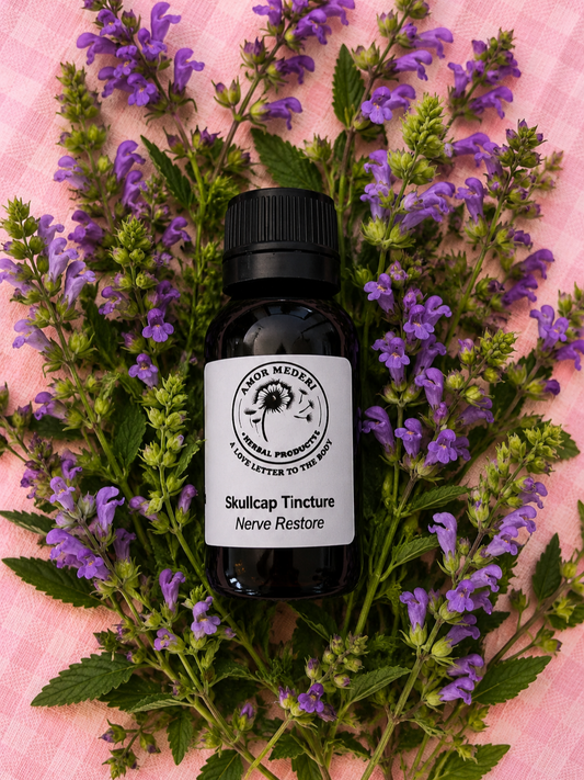 Skullcap Herbal Tincture Fresh Plant Organic