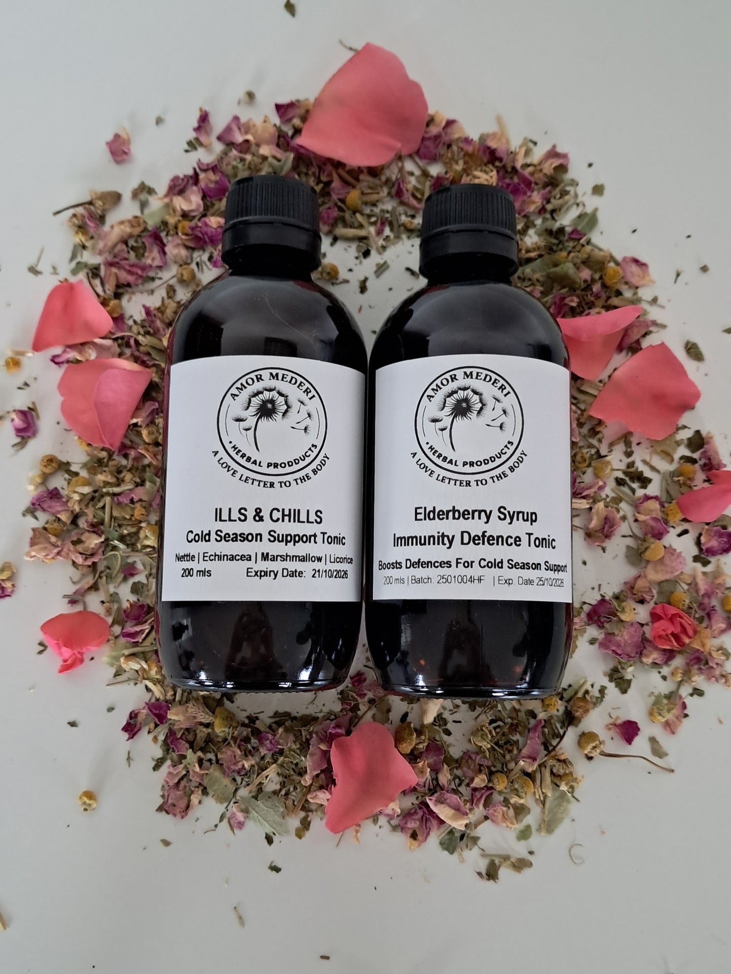 Elderyberry Syrup & Ills and Chills Cold Season Support Duo
