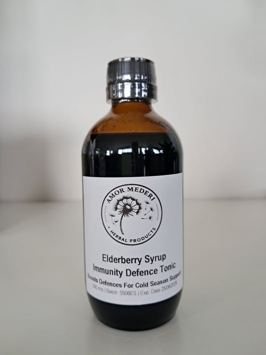 Organic Elderberry Syrup | Immunity Defense Tonic.