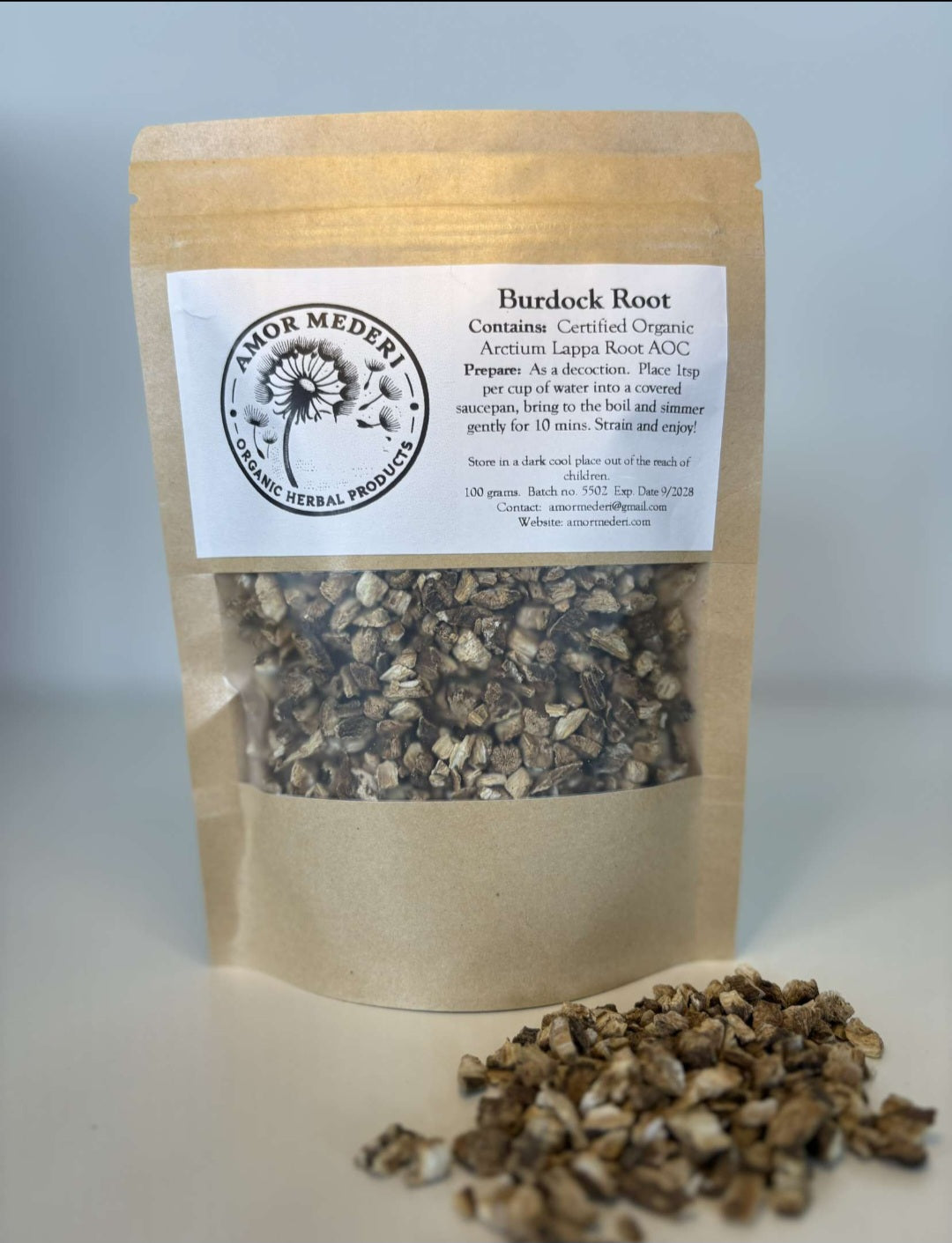 Burdock Root (Arctium Lappa) Organic